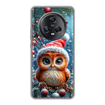 Силиконовый чехол на Honor Magic 5 с принтом Новый год