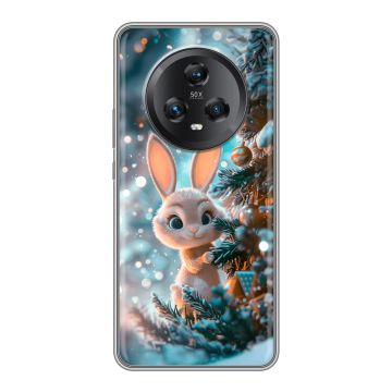 Силиконовый чехол на Honor Magic 5 с принтом Новый год