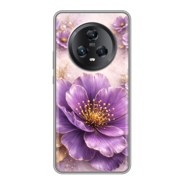 Силиконовый чехол на Honor Magic 5 с принтом женский