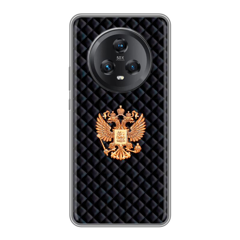 Силиконовый чехол на Honor Magic 5 с принтом Герб России принт Силиконовый чехол на Honor Magic 5 с принтом Герб России принт