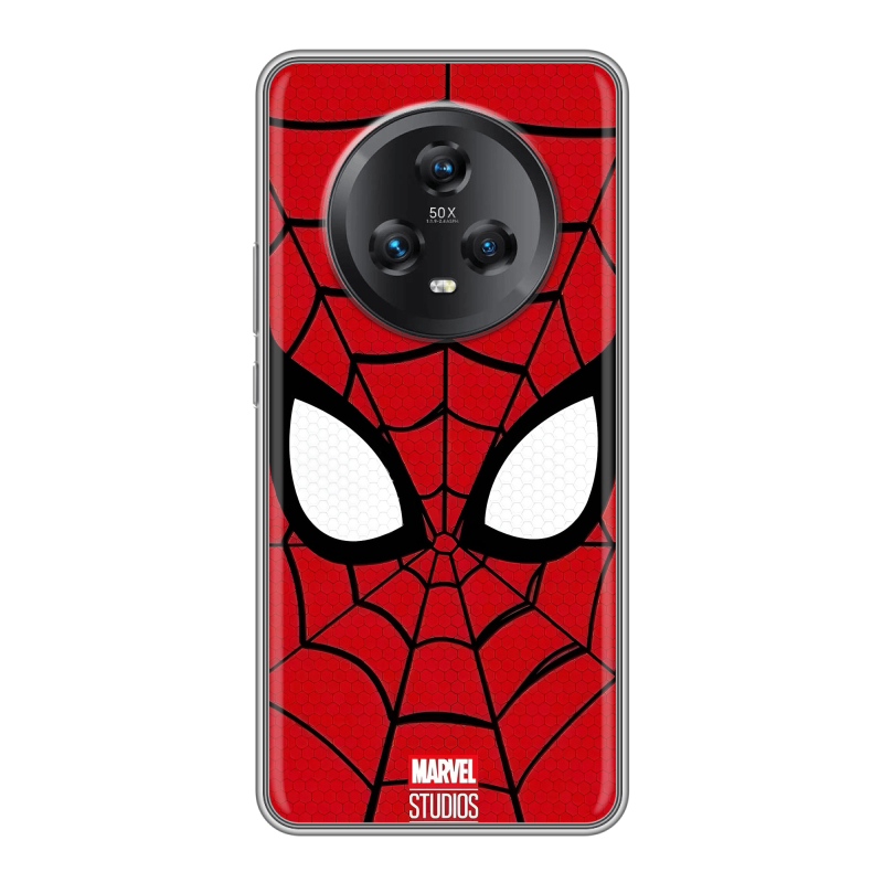 Силиконовый чехол на Honor Magic 5 с принтом человек паук spiderman Силиконовый чехол на Honor Magic 5 с принтом человек паук spiderman