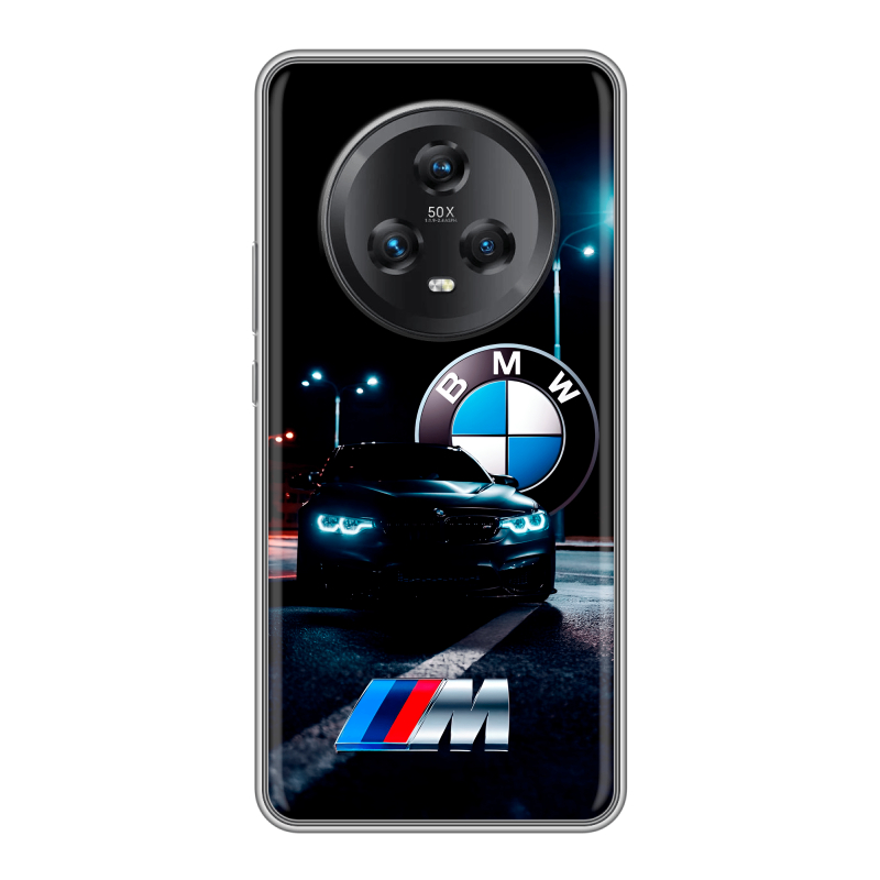 Силиконовый чехол на Honor Magic 5 с принтом БМВ BMW Силиконовый чехол на Honor Magic 5 с принтом БМВ BMW