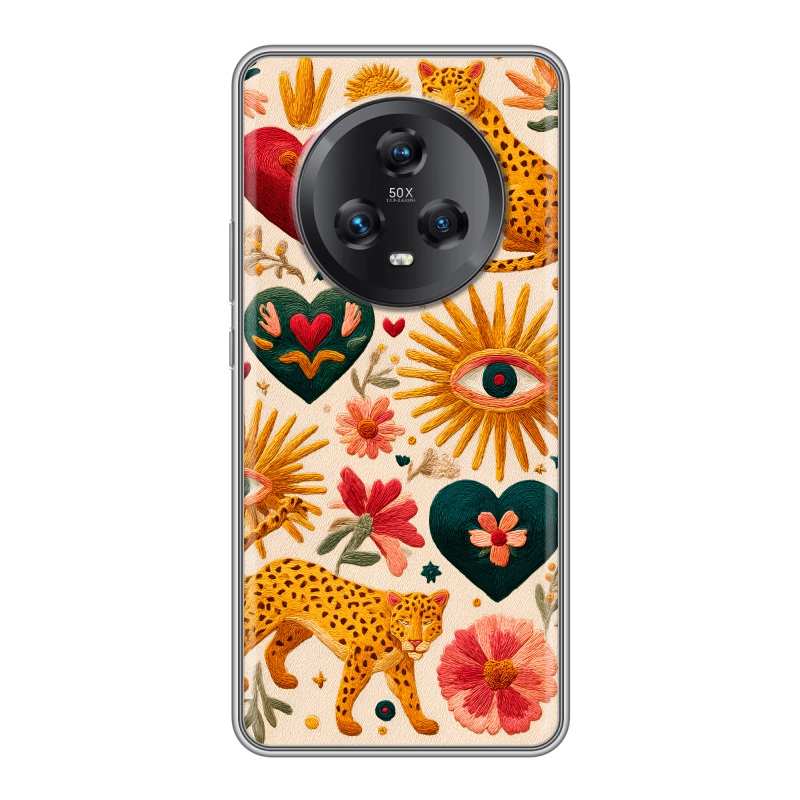 Силиконовый чехол на Honor Magic 5 с принтом Модный принт Силиконовый чехол на Honor Magic 5 с принтом Модный принт