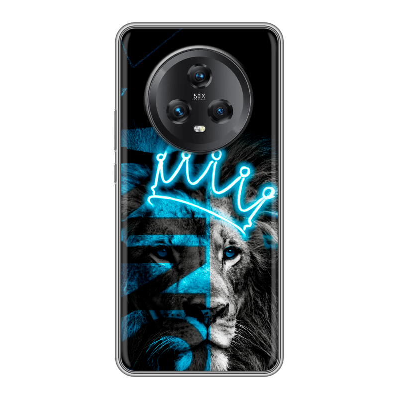 Силиконовый чехол на Honor Magic 5 с принтом Король лев Силиконовый чехол на Honor Magic 5 с принтом Король лев