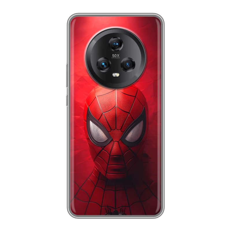 Силиконовый чехол на Honor Magic 5 с принтом Spiderman Человек паук Силиконовый чехол на Honor Magic 5 с принтом Spiderman Человек паук