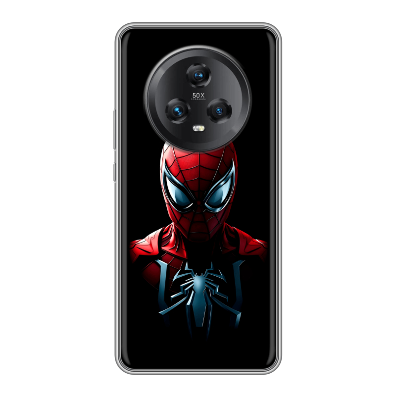 Силиконовый чехол на Honor Magic 5 с принтом Spiderman Человек паук Силиконовый чехол на Honor Magic 5 с принтом Spiderman Человек паук
