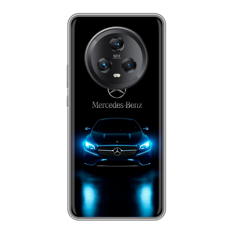 Силиконовый чехол на Honor Magic 5 с принтом Mercedes Мерседес Силиконовый чехол на Honor Magic 5 с принтом Mercedes Мерседес