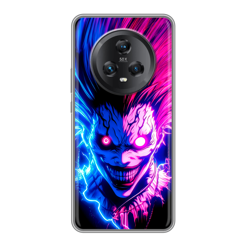 Силиконовый чехол на Honor Magic 5 с принтом Death note Тетрадь смерти Силиконовый чехол на Honor Magic 5 с принтом Death note Тетрадь смерти