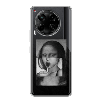 Силиконовый чехол на Tecno Camon 30 5G с принтом Мона Лиза