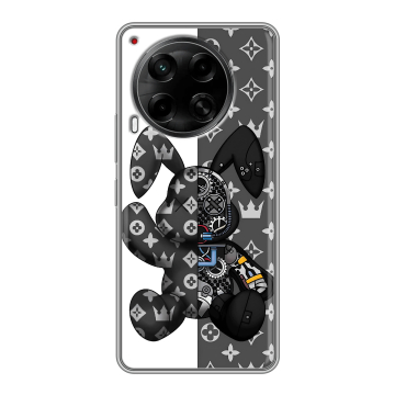 Силиконовый чехол на Tecno Camon 30 5G с принтом Луи робот Силиконовый чехол на Tecno Camon 30 5G с принтом Луи робот