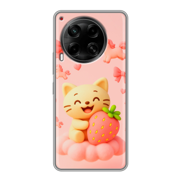 Силиконовый чехол на Tecno Camon 30 5G с принтом для девочек