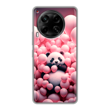 Силиконовый чехол на Tecno Camon 30 5G с принтом Панда