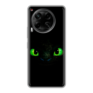 Силиконовый чехол на Tecno Camon 30 5G с принтом Как приручить дракона Силиконовый чехол на Tecno Camon 30 5G с принтом Как приручить дракона