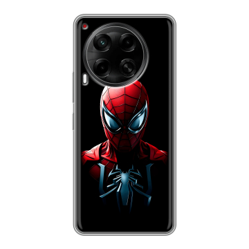 Силиконовый чехол на Tecno Camon 30 5G с принтом Spiderman Человек паук Силиконовый чехол на Tecno Camon 30 5G с принтом Spiderman Человек паук