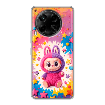 Силиконовый чехол на Tecno Camon 30 5G с принтом Labubu Лабубу Силиконовый чехол на Tecno Camon 30 5G с принтом Labubu Лабубу