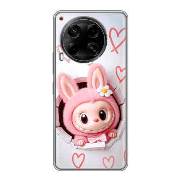 Силиконовый чехол на Tecno Camon 30 5G с принтом Labubu Лабубу Силиконовый чехол на Tecno Camon 30 5G с принтом Labubu Лабубу