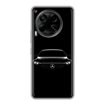 Силиконовый чехол на Tecno Camon 30 5G с принтом Mercedes Мерседес Силиконовый чехол на Tecno Camon 30 5G с принтом Mercedes Мерседес