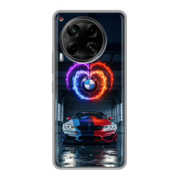 Силиконовый чехол на Tecno Camon 30 5G с принтом BMW БМВ