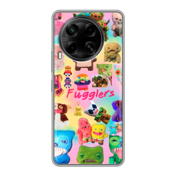 Силиконовый чехол на Tecno Camon 30 5G с принтом Флагер Fuggler