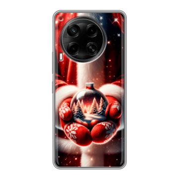 Силиконовый чехол на Tecno Camon 30 5G с принтом Новый год
