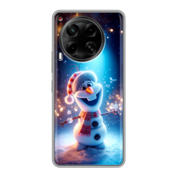 Силиконовый чехол на Tecno Camon 30 5G с принтом Новый год
