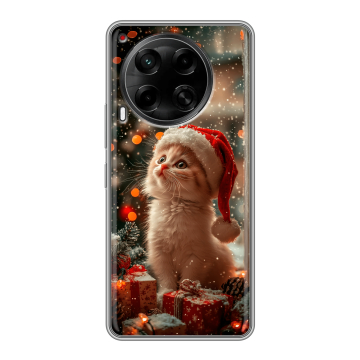 Силиконовый чехол на Tecno Camon 30 5G с принтом Новый год