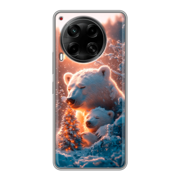 Силиконовый чехол на Tecno Camon 30 5G с принтом Новый год Силиконовый чехол на Tecno Camon 30 5G с принтом Новый год