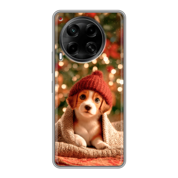 Силиконовый чехол на Tecno Camon 30 5G с принтом Новый год Силиконовый чехол на Tecno Camon 30 5G с принтом Новый год