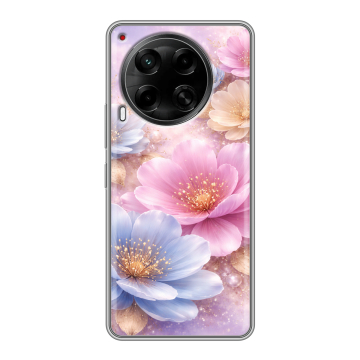 Силиконовый чехол на Tecno Camon 30 5G с принтом женский