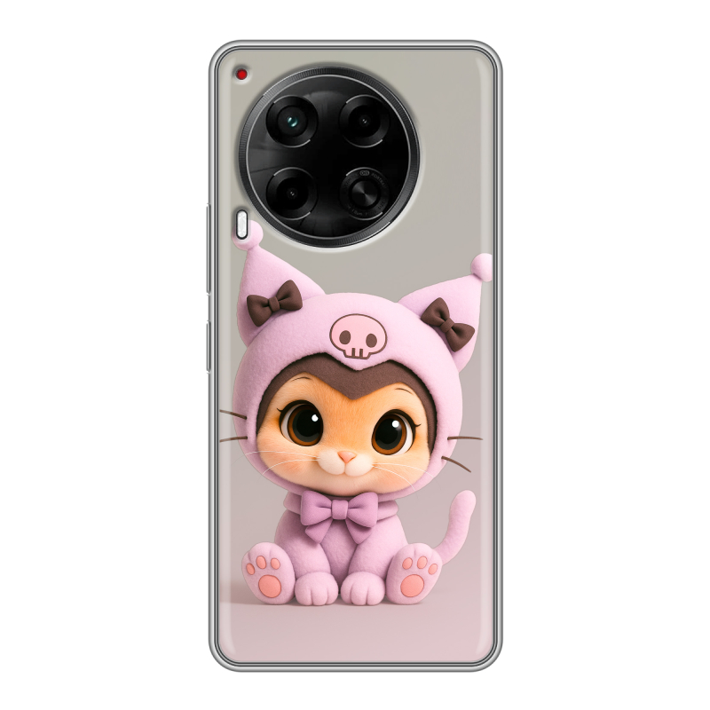 Силиконовый чехол на Tecno Camon 30 5G с принтом Куроми Kuromi Силиконовый чехол на Tecno Camon 30 5G с принтом Куроми Kuromi