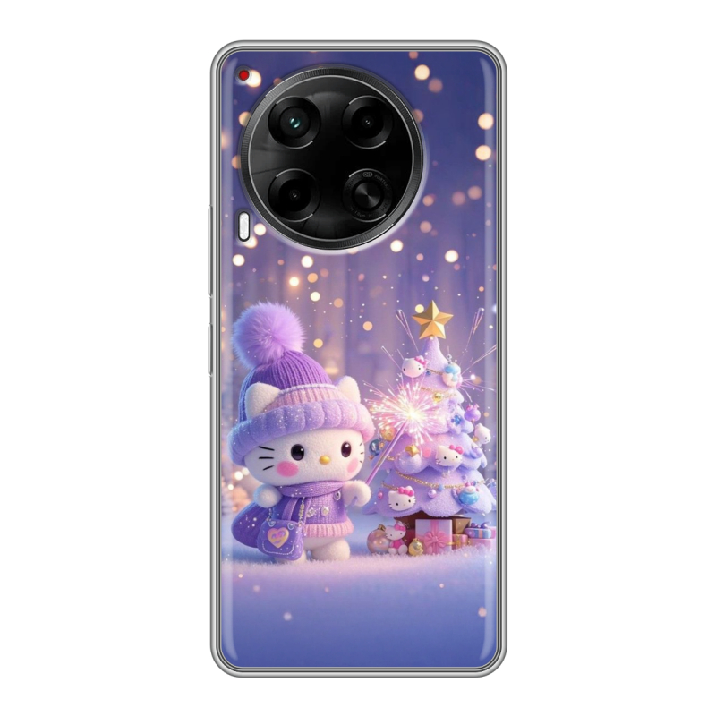 Силиконовый чехол на Tecno Camon 30 5G с принтом Новый год Силиконовый чехол на Tecno Camon 30 5G с принтом Новый год