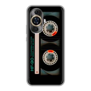 Силиконовый чехол на Huawei Nova 12S с принтом Кассета Силиконовый чехол на Huawei Nova 12S с принтом Кассета