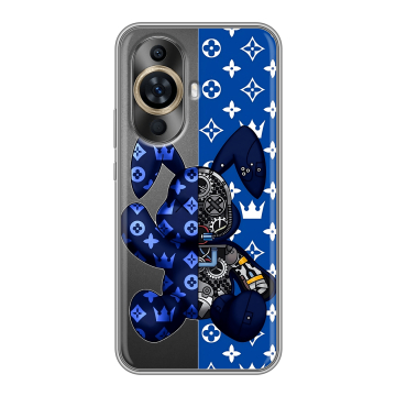 Силиконовый чехол на Huawei Nova 12S с принтом Луи робот