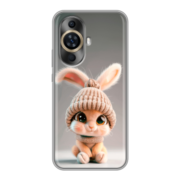Силиконовый чехол на Huawei Nova 12S с принтом Кролик