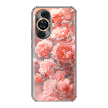 Силиконовый чехол на Huawei Nova 12S с принтом Розы цветы Силиконовый чехол на Huawei Nova 12S с принтом Розы цветы