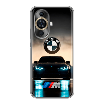 Силиконовый чехол на Huawei Nova 12S с принтом БМВ BMW
