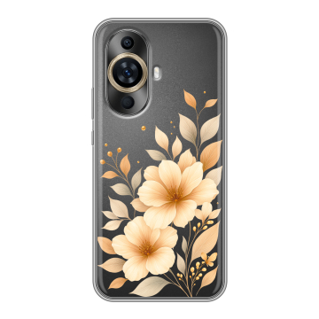 Силиконовый чехол на Huawei Nova 12S с принтом для девушки