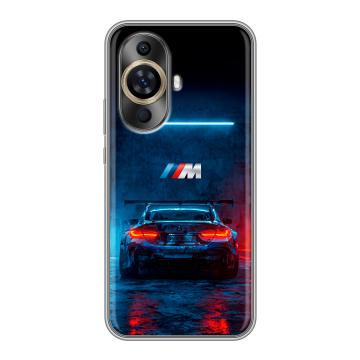 Силиконовый чехол на Huawei Nova 12S с принтом BMW БМВ Силиконовый чехол на Huawei Nova 12S с принтом BMW БМВ