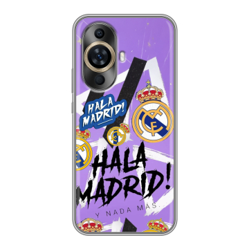 Силиконовый чехол на Huawei Nova 12S с принтом Real Madrid Реал Мадрид Силиконовый чехол на Huawei Nova 12S с принтом Real Madrid Реал Мадрид