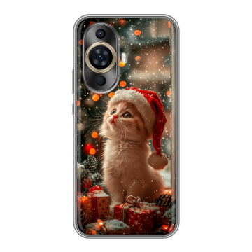 Силиконовый чехол на Huawei Nova 12S с принтом Новый год Силиконовый чехол на Huawei Nova 12S с принтом Новый год