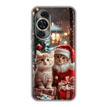 Силиконовый чехол на Huawei Nova 12S с принтом Новый год Силиконовый чехол на Huawei Nova 12S с принтом Новый год