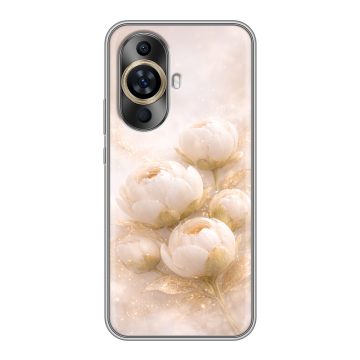 Силиконовый чехол на Huawei Nova 12S с принтом женский