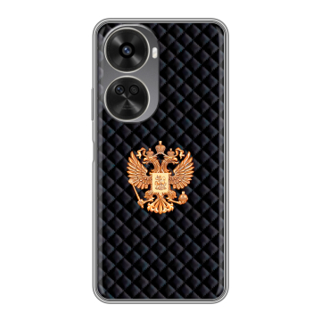 Силиконовый чехол на Huawei Nova 12SE с принтом Герб России принт Силиконовый чехол на Huawei Nova 12SE с принтом Герб России принт