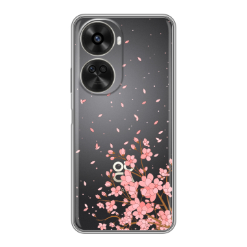Силиконовый чехол на Huawei Nova 12SE с принтом Ветка сакуры Силиконовый чехол на Huawei Nova 12SE с принтом Ветка сакуры
