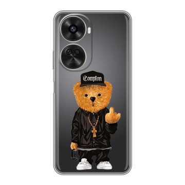 Силиконовый чехол на Huawei Nova 12SE с принтом Мишка Силиконовый чехол на Huawei Nova 12SE с принтом Мишка
