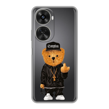 Силиконовый чехол на Huawei Nova 12SE с принтом Плюшевый медведь Силиконовый чехол на Huawei Nova 12SE с принтом Плюшевый медведь