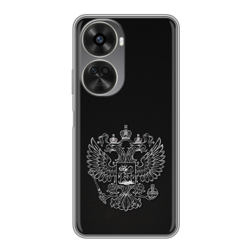 Силиконовый чехол на Huawei Nova 12SE с принтом Герб России Силиконовый чехол на Huawei Nova 12SE с принтом Герб России