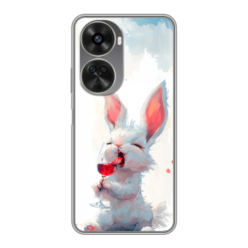 Силиконовый чехол на Huawei Nova 12SE с принтом кролик зайчик Силиконовый чехол на Huawei Nova 12SE с принтом кролик зайчик