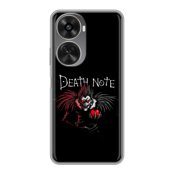 Силиконовый чехол на Huawei Nova 12SE с принтом Death note Тетрадь смерти