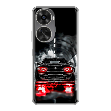 Силиконовый чехол на Huawei Nova 12SE с принтом BMW БМВ